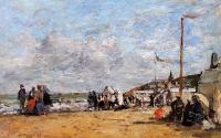 Boudin, Eugene - Trouville, Beach Scene